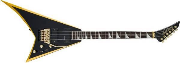 Jackson X Series Rhoads RRX24 LRL Black w/Yellow Bevels