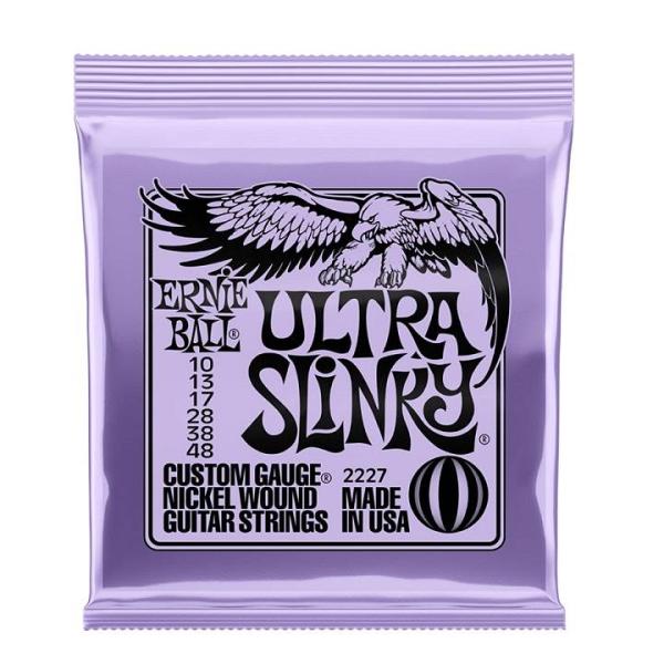 Ernie Ball 2227 Nickel Wound Ultra Slinky 10-48 muta di corde per chitarra elettrica