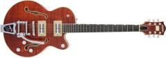 Gretsch G6659TFM Players Edition Broadkaster Flame Maple Eb Bourbon Stain