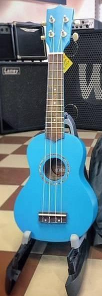 Dam Ukulele soprano UK229BL con Borsa - Colore Blu