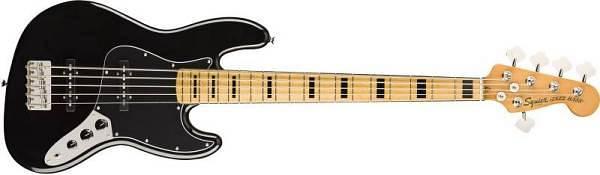 Squier by Fender Classic Vibe ‘70s Jazz Bass V MN Black