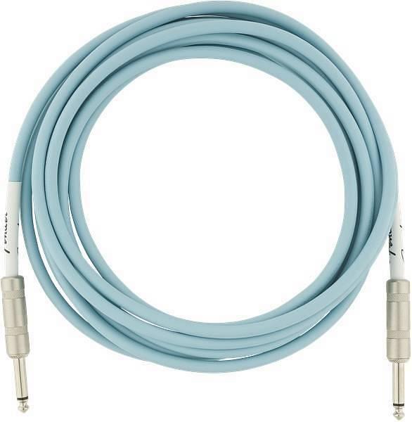 Fender Original Series Instrument Cable 10' - cavo 3m Daphne Blue