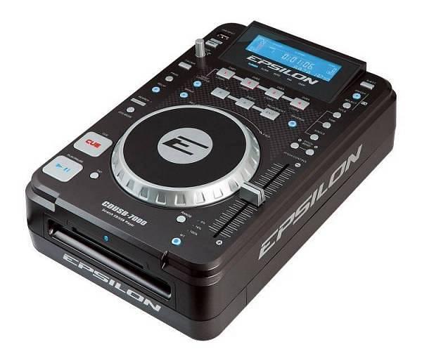 EPSILON CDUSB-7000 CDJ CD-PLAYER DJ LETTORE CD/MP3/USB DA TAVOLO EFFETTI DIGITALI DISPLAY LCD