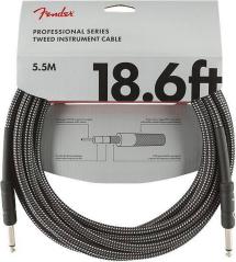 Fender Professional Series Instrument Cable 18.6' (5,5m) Gray Tweed