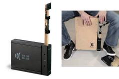 Schlagwerk SET 75 - set di Heck Stick + Side Kick - Cajon add-on