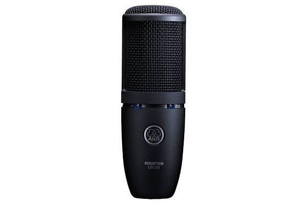 AKG Perception 120 USB - microfono a condensatore da studio di registrazione con porta USB
