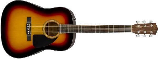 Fender CD 60 Dread V3 DS SB WN - Sunburst