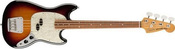 Fender Vintera 60s Mustang Bass Pau Ferro Fingerboard 3C Sunburst