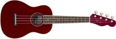 Fender Zuma Classic Concert Ukulele Walnut Fingerboard Candy Apple Red