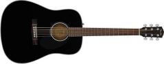 Fender CD 60 S Dreadnought Walnut Fingerboard Black