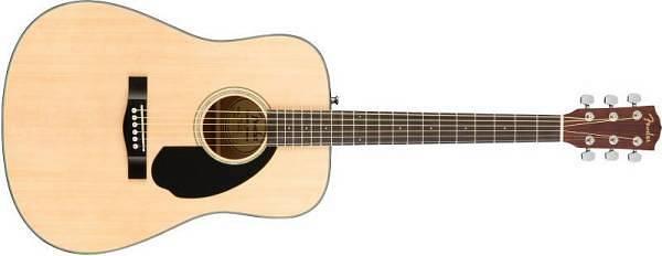 Fender CD 60 S Dreadnought Walnut Fingerboard Natural