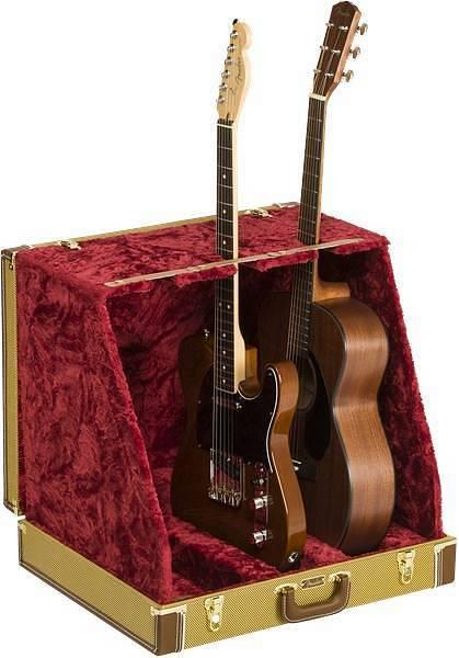 Fender Classic Series Case Stand Tweed per 3 Guitar