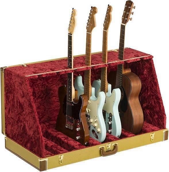 Fender Classic Series Case Stand Tweed per 7 Guitar