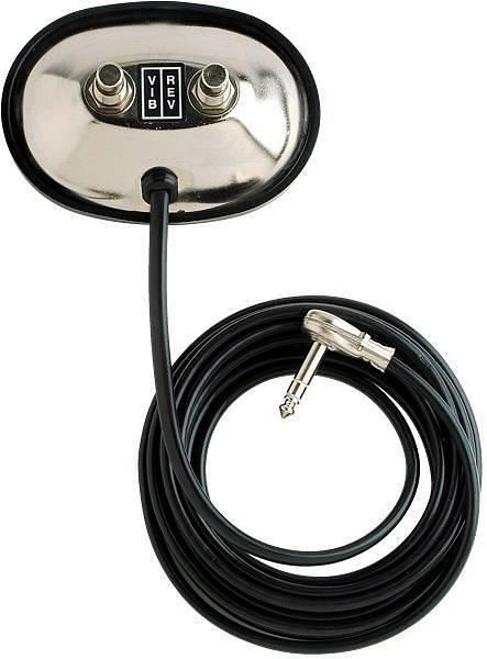 Fender 2-Button Vintage-Style Footswitch: Vibrato / Reverb On/Off with 1/4" Jack