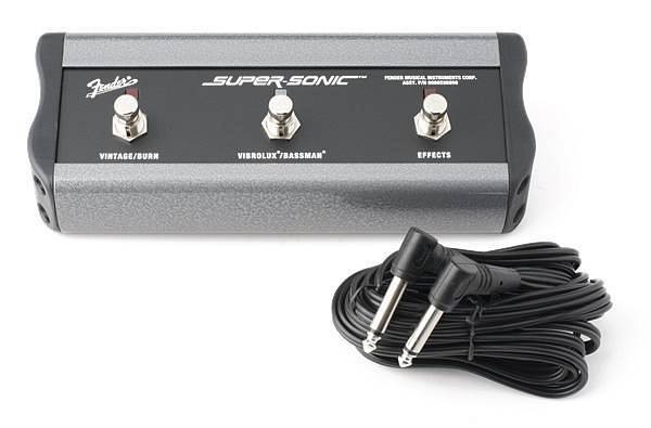 Fender 3-Button Footswitch: Vintage & Burn/Vibrolux® & Bassman®/Effects, 1/4" Connector
