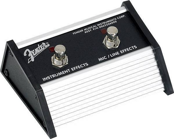 Fender 2-Button Footswitch: Acoustasonic™ Jr. DSP, 1/4" Connector