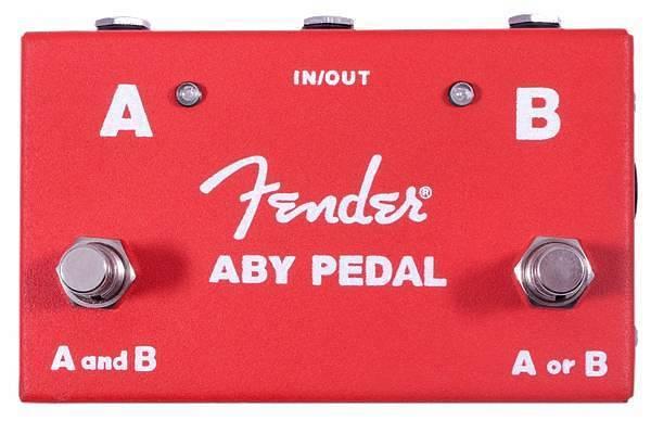 Fender 2-Switch ABY Pedal Red