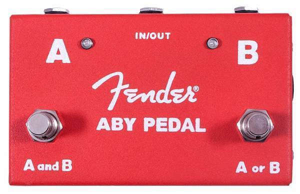 Fender 2-Switch ABY Pedal, Red