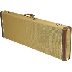 Fender G&G Deluxe Strat/Tele Hardshell Case Tweed w/Red Poodle Plush Interior