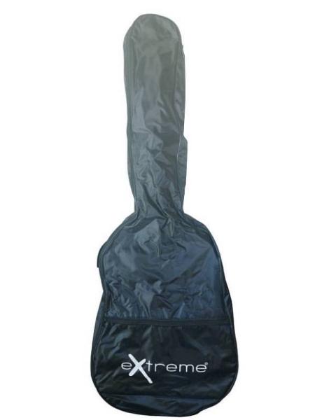 Extreme  BAG-CG BORSA PER CHITARRA CLASSICA 4/4 CON TASCA FRONTALE E TRACOLLA COLORE NERO