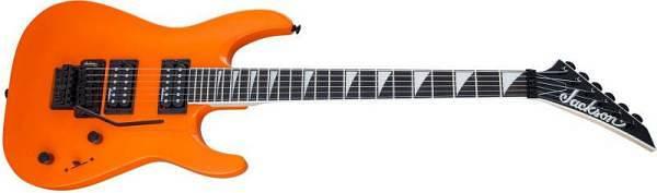 Jackson JS Series Dinky JS32 DKA Arch Top Amaranth Fingerboard Neon Orange