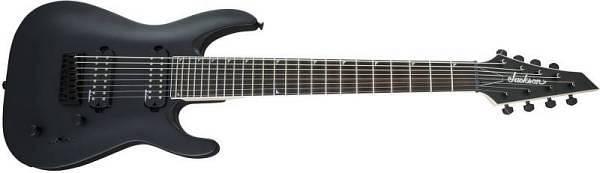 Jackson JS Series Dinky JS32-8 DKA Arch Top HT Amaranth Fingerboard Satin Black