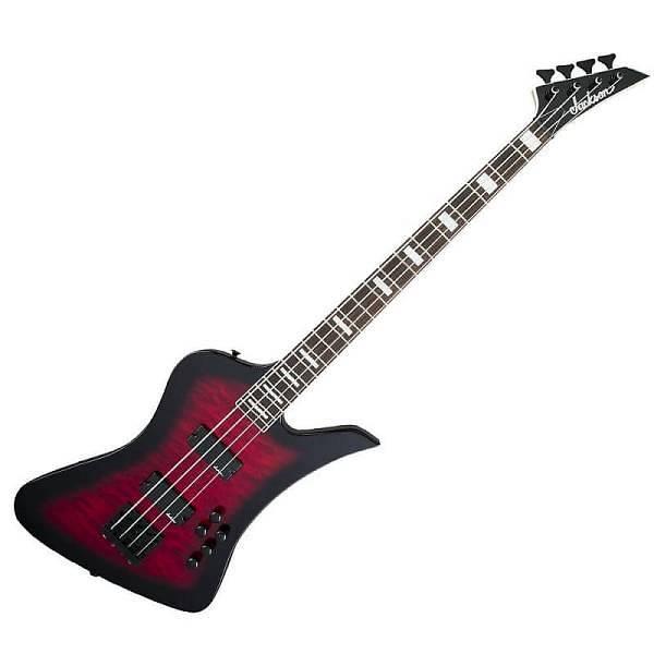 Jackson JS Series Kelly Bird JS3Q Amaranth Fingerboard Transparent Red Burst