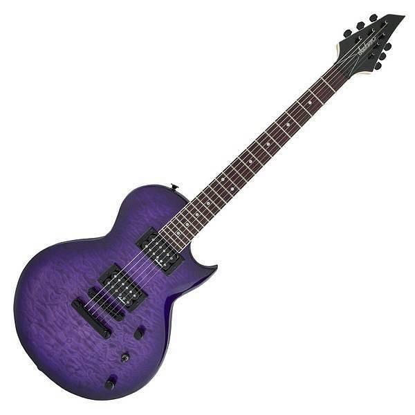 Jackson JS Series Monarkh SC JS22Q Amaranth Fingerboard Transparent Purple Burst