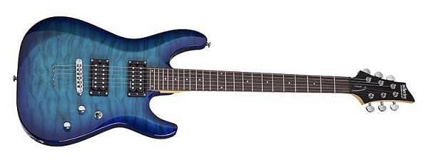 Schecter C 6 PLUS OBB Ocean blue burst