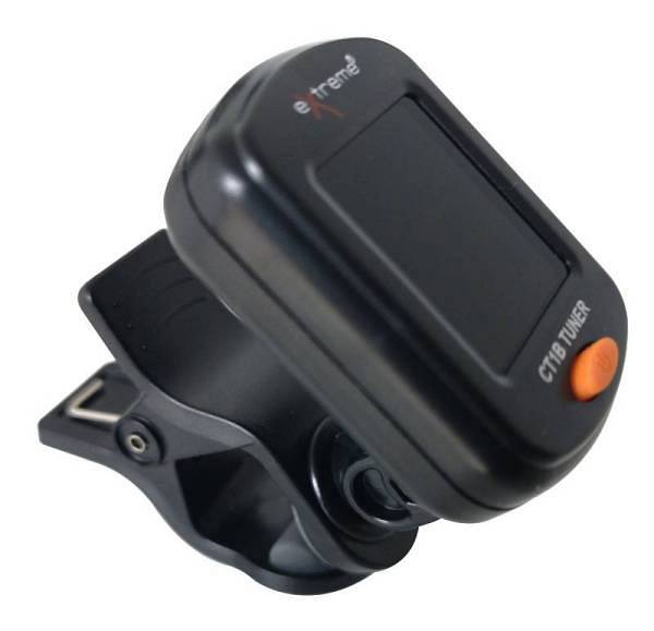 Extreme  CT1B ACCORDATORE CLIP TUNER CON SCHERMO A COLORI PER CHITARRA VIOLINO UKULELE BASSO