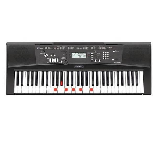 YAMAHA PSR EZ220 TASTIERA PORTATILE 61 TASTI 5 OTTAVE POLIFONIA 32 VOCI CON TASTI LUMINOSI