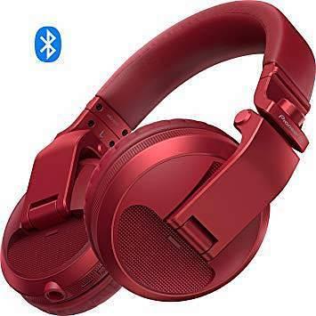 Pioneer dj - HDJ X5BT Cuffie DJ over-ear tecnologia wireless Bluetooth (rosso)