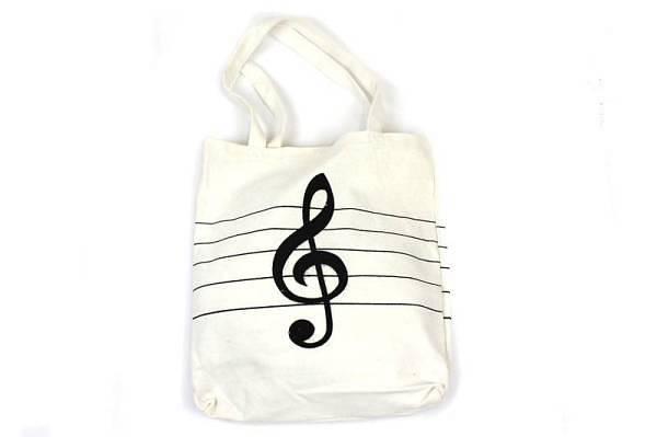 Luke & Daniel MG-341wh - borsa tela grezza - colore bianco