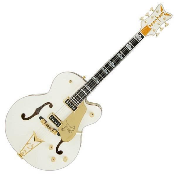 Gretsch G6136-55 Vintage Select Edition '55 Falcon Solid Spruce Top Vintage White Lacquer
