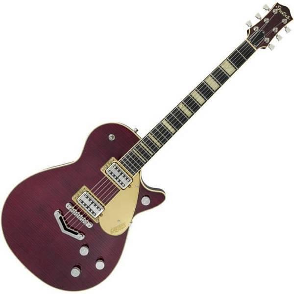 Gretsch G6228FM Players Edition Jet BT Flame Maple Eb Dark Cherry Stain