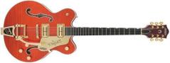 Gretsch G6620TFM Players Edition Nashville Tiger Flame Maple Orange Stain
