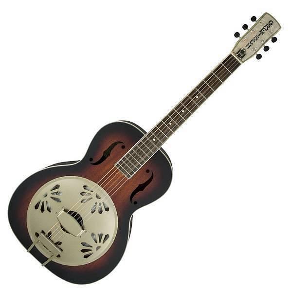 Gretsch G9241 Alligator Biscuit Round-Neck Resonator Guitar 2-Color Sunburst