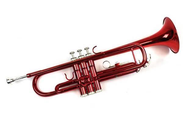 Luke & Daniel TR6418R - tromba con astuccio - colore rosso