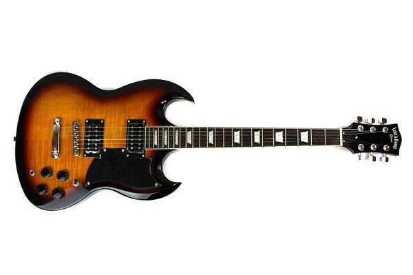 Luke & Daniel YBSG 3 tone sunburst - chitarra elettrica stile SG