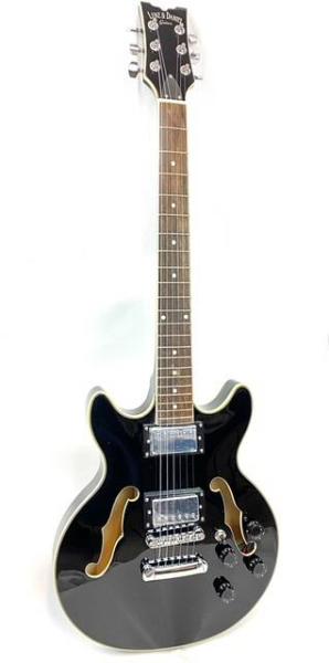 Luke & Daniel GSH-44 Black - chitarra elettrica semi-hollow compatta