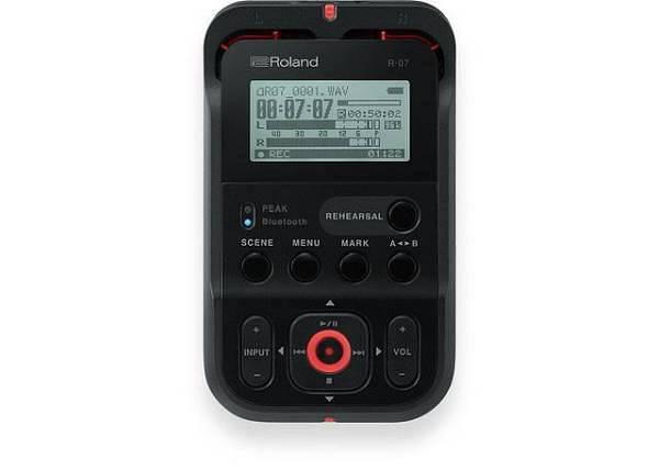 Roland R 07 BK High-Resolution Audio Recorder
