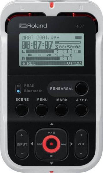 Roland R 07 WH High-Resolution Audio Recorder