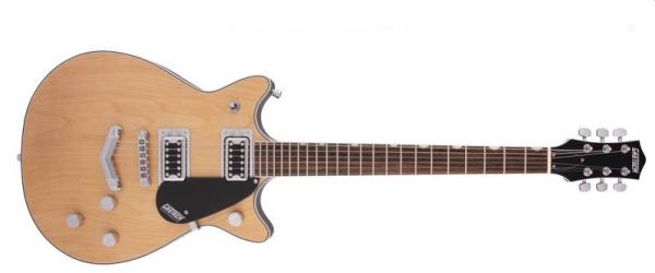 GRETSCH G5222 Electromatic Double Jet BT with V-Stoptail Aged Natural - CHITARRA ELETTRICA A DOPPIO CUTAWAY NATURALE