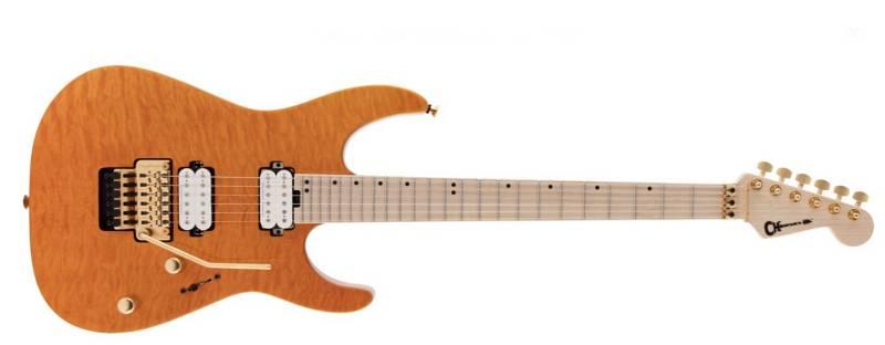Charvel Pro-Mod DK24 HH FR Mahogany w/Quilt Maple MN Dark Amber