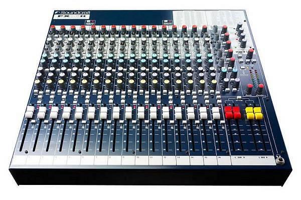 Soundcraft FX16II mixer 16 canali con effetti Lexicon  - MIXER PASSIVO CON MULTIEFFETTO LEXICON INTEGRATO