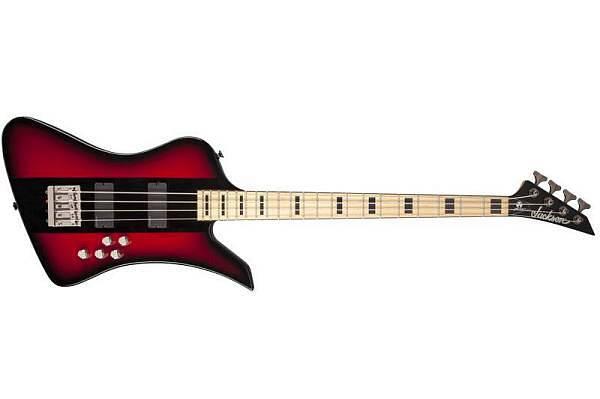 Jackson David Ellefson Kelly Bird IV Bass MN Red Stripe