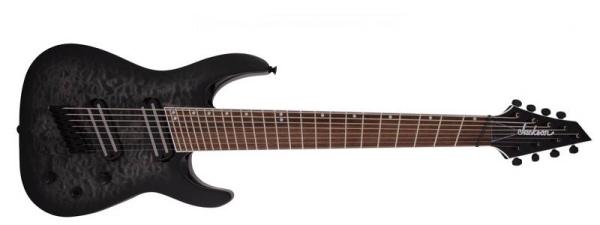 Jackson X Series Soloist SLATX8Q MS Arch Top LRL Transparent Black Burst