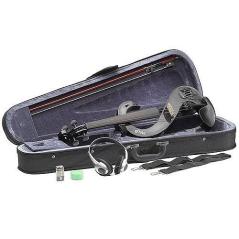 Stagg EVN 4/4 BK Violino Elettrico Completo 4/4, Nero