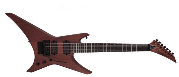 Jackson Pro Series Signature Dave Davidson Warrior WR7 MAH Eb Walnut Stain