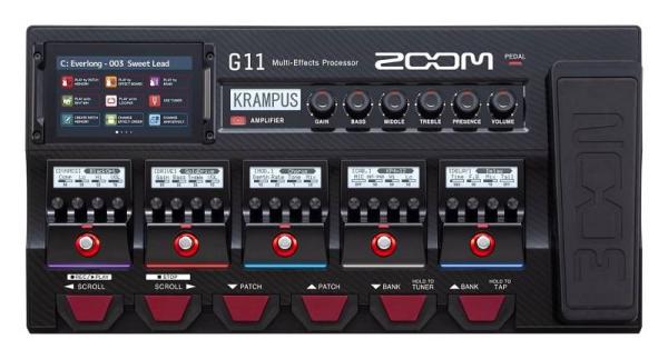 Zoom G11 - pedaliera multieffetto amp-simulator interfaccia audio